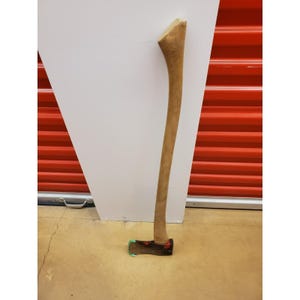 Vintage Plumb Felling Axe Single Bit Boxed Stamp USA Red Paint Permabond 36"
