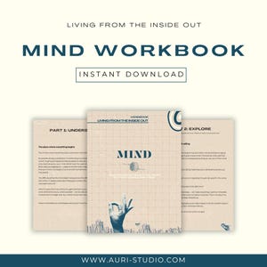 Self-Reflection Workbook PDF | Mindset Journal | Limiting Beliefs, Inner Critic & Mental Clarity | Print at Home