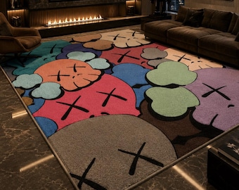 Hypebeast Companion Rug Handtufted Large Streetwear Carpet Modern Luxury Gaming Room Decor