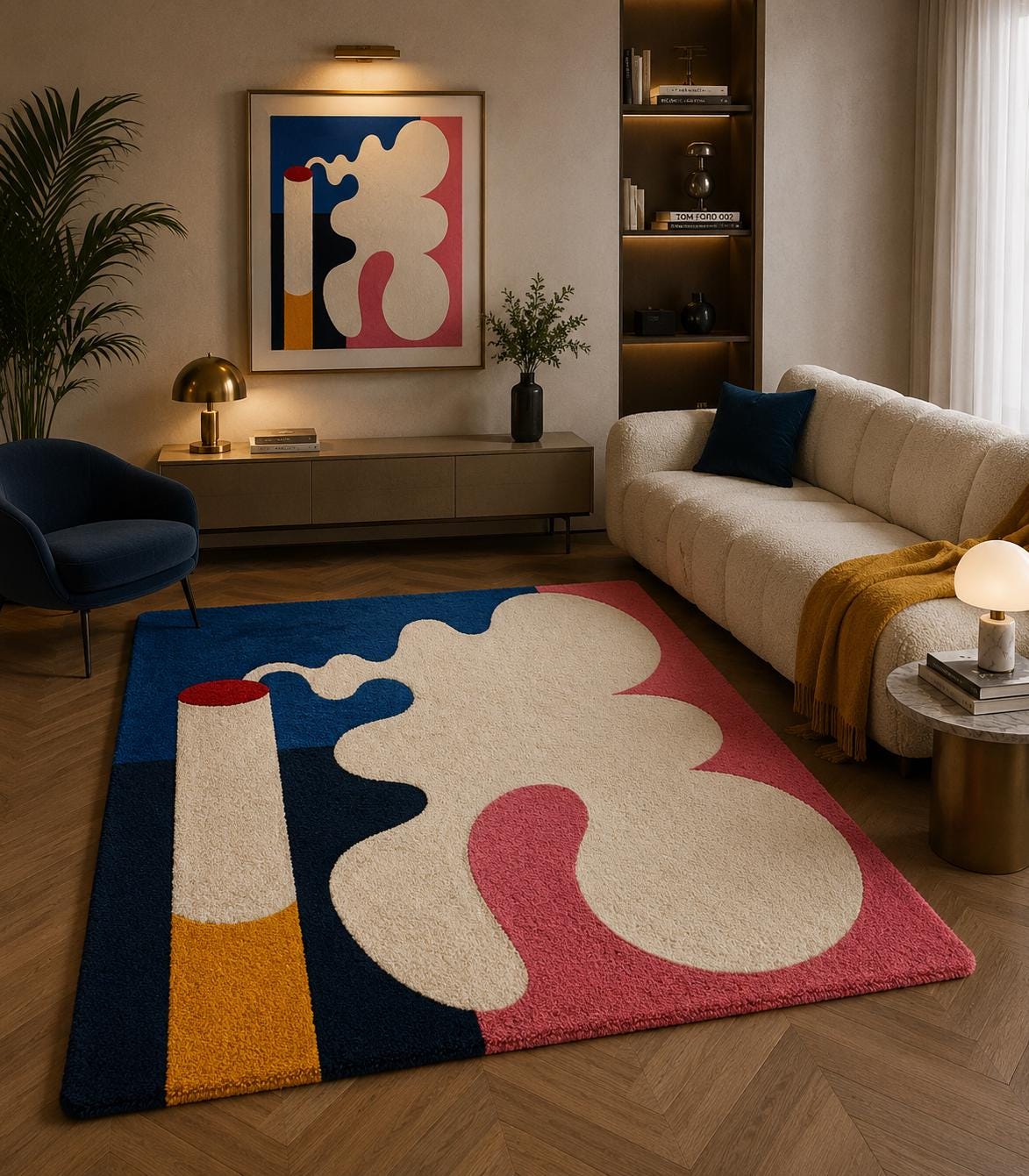 Cigarette Rug
