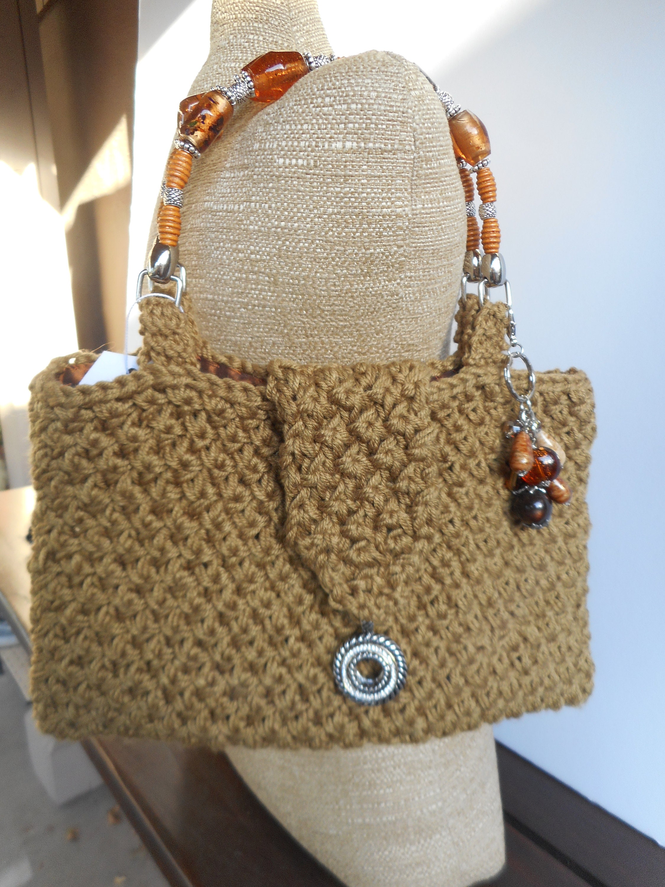Hand Knit Hand Bag Hand Knit Purse Clutch Handbag Knit Etsy