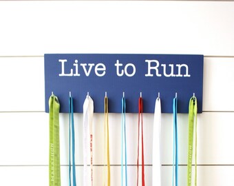 Running Medal Holder - Live to Run - Gemiddeld