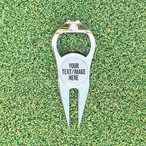 Custom Golf Divot Tool with Ball Marker and Bottle Opener, Custom Divot Tool, Golf Gift, Personalized Golf Marker, Golf Marker
