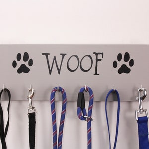 Dog Leash Holder Woof Medium image 1