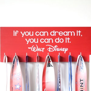 Disney Medal Holder - If you can dream it, you can do it. - Medium - Walt Disney Quote