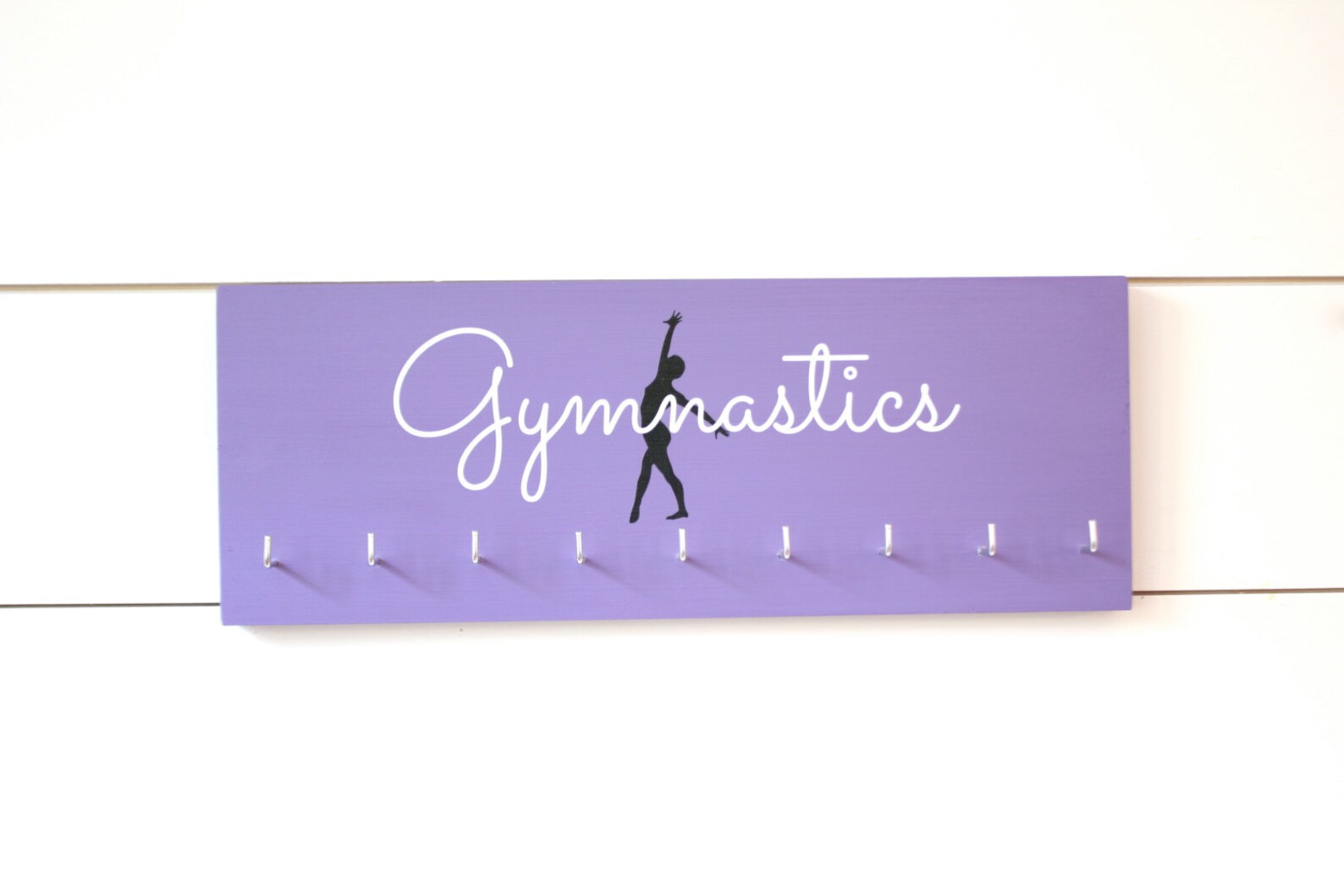 Gymnast Medal Holder / Display Gymnastics Silhouette Etsy