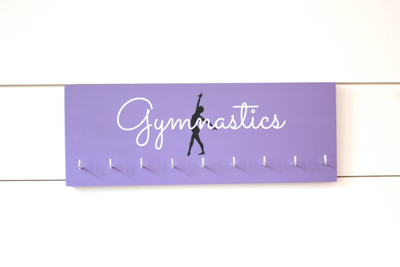 Gymnast Medal Holder / Display Gymnastics Silhouette Medium image 2