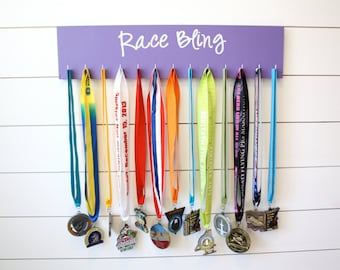 Wedstrijd medaille houder - Race Bling - groot