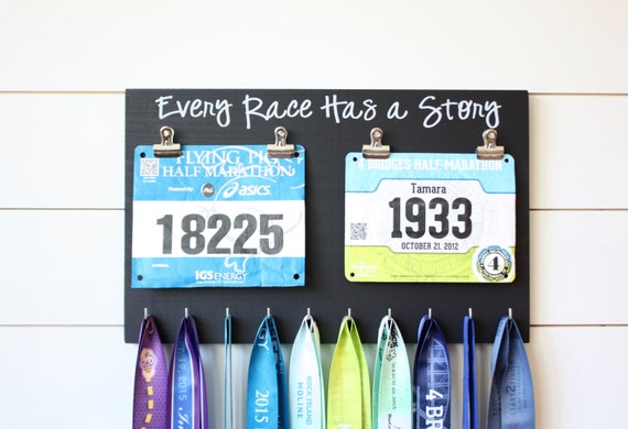 Running Race Bib & Medal Holder