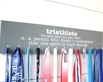 Titular de la Medalla de Triatlón - Definición de Triatleta - Grande