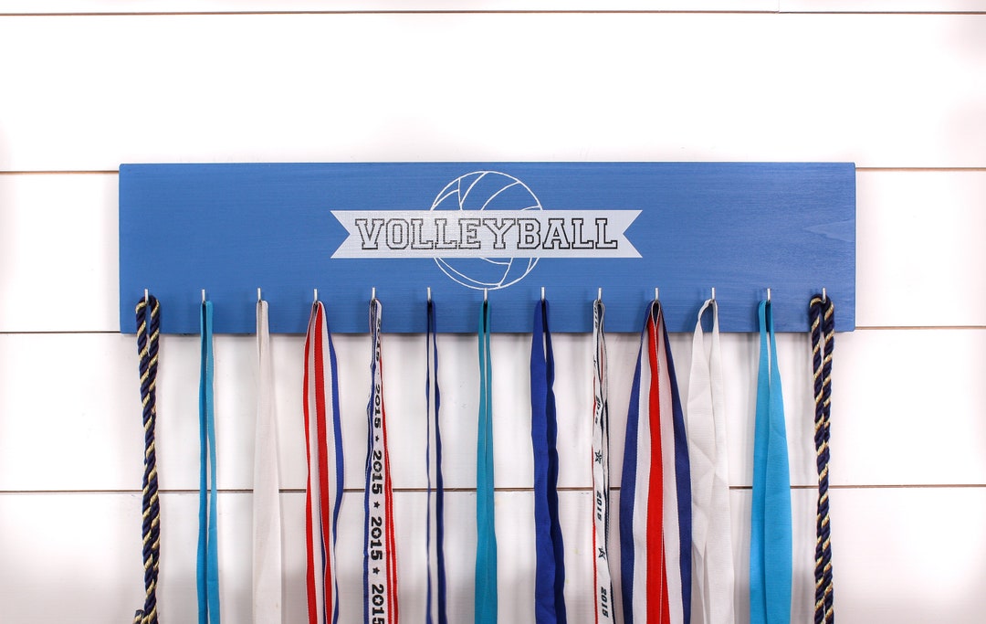 Volleyball Medal Holder Large Etsy