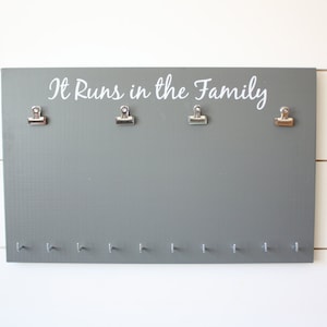 Running Race Bib and Medal Holder - It Runs in the Family