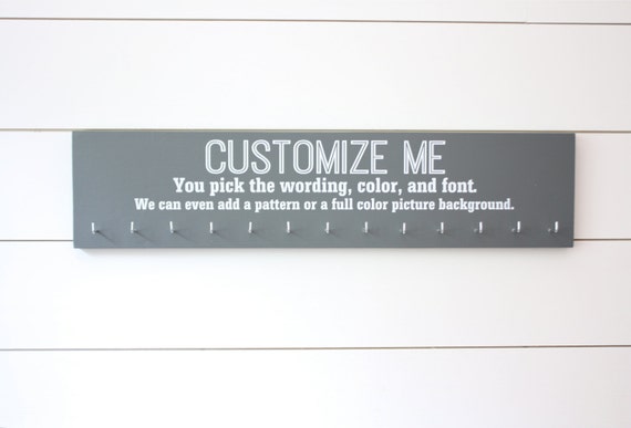 Customizable Large Medal Holder - You design it, we make it!