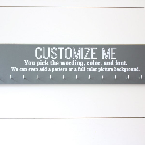 Customizable Large Medal Holder - You design it, we make it!