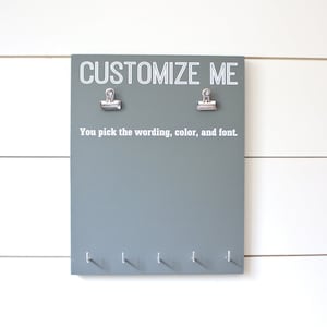 Customizable Bib and Medal Display - You design it, we make it!