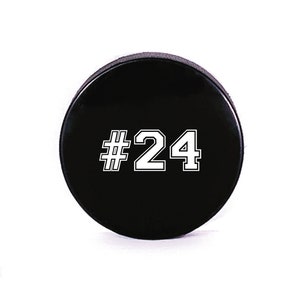 Personalized Hockey Puck with Number, Custom Hockey Puck, Printed Hockey Puck, Hockey Gift, Hockey Team Award, Ice Hockey