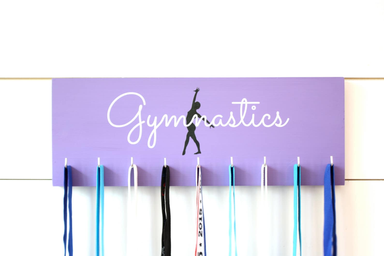 Gymnast Medal Holder / Display Gymnastics Silhouette Etsy