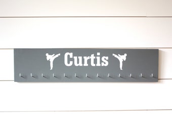 Martial Arts Medal Holder - Personalized - Large