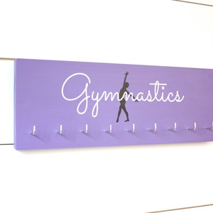 Gymnast Medal Holder / Display Gymnastics Silhouette Medium image 3