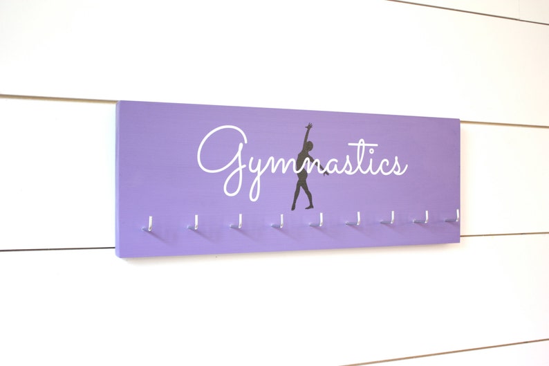 Gymnast Medal Holder / Display Gymnastics Silhouette Medium image 3