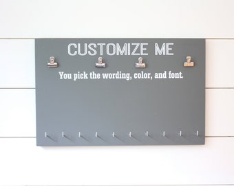 Doble Bib personalizable y medal Display - Usted lo diseña, lo hacemos!