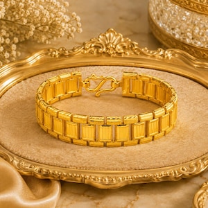 Saudi Gold Necklace 18k - Etsy