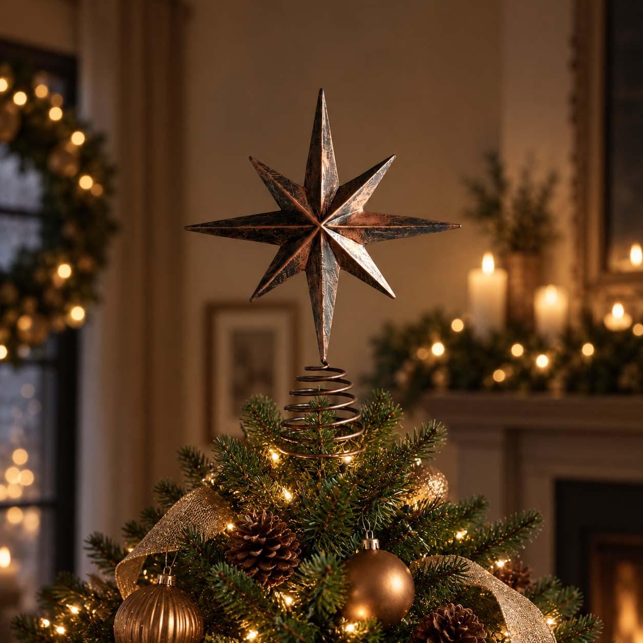 Vintage Star Tree Topper - Etsy