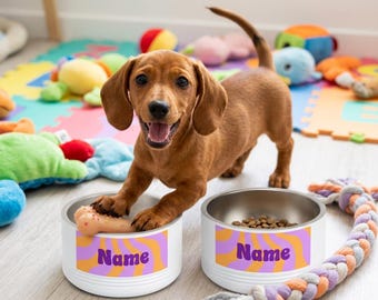 Funky Color Splash Pet Bowl l Hundenapf, Futter, Katzennapf, Napf l Dog Mom, Pet Lover