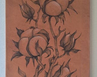Cotton- Original Handmade Artwork