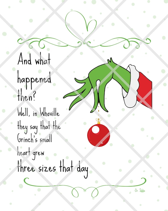 the grinch quotes heart