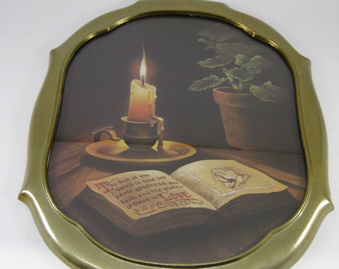 Religious Framed Wall Art the Fruit of the Spirit Home Etsy