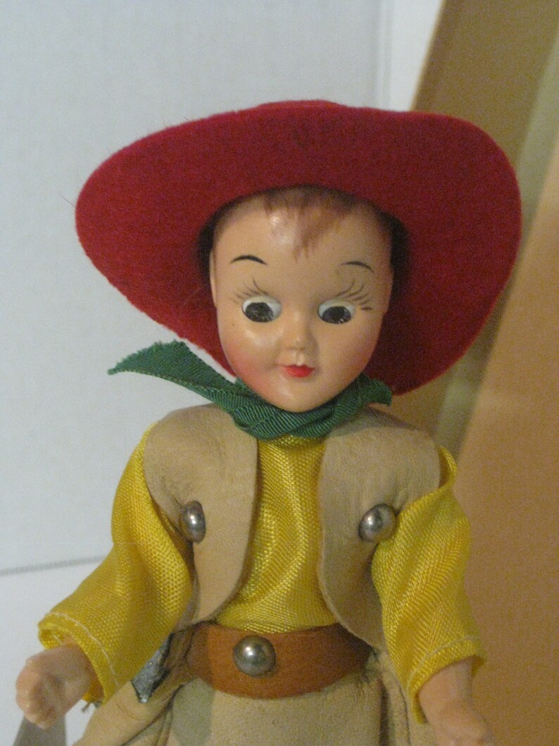 Vintage Doll Cowboy Pete Genuine Berman Buckskin Doll Etsy