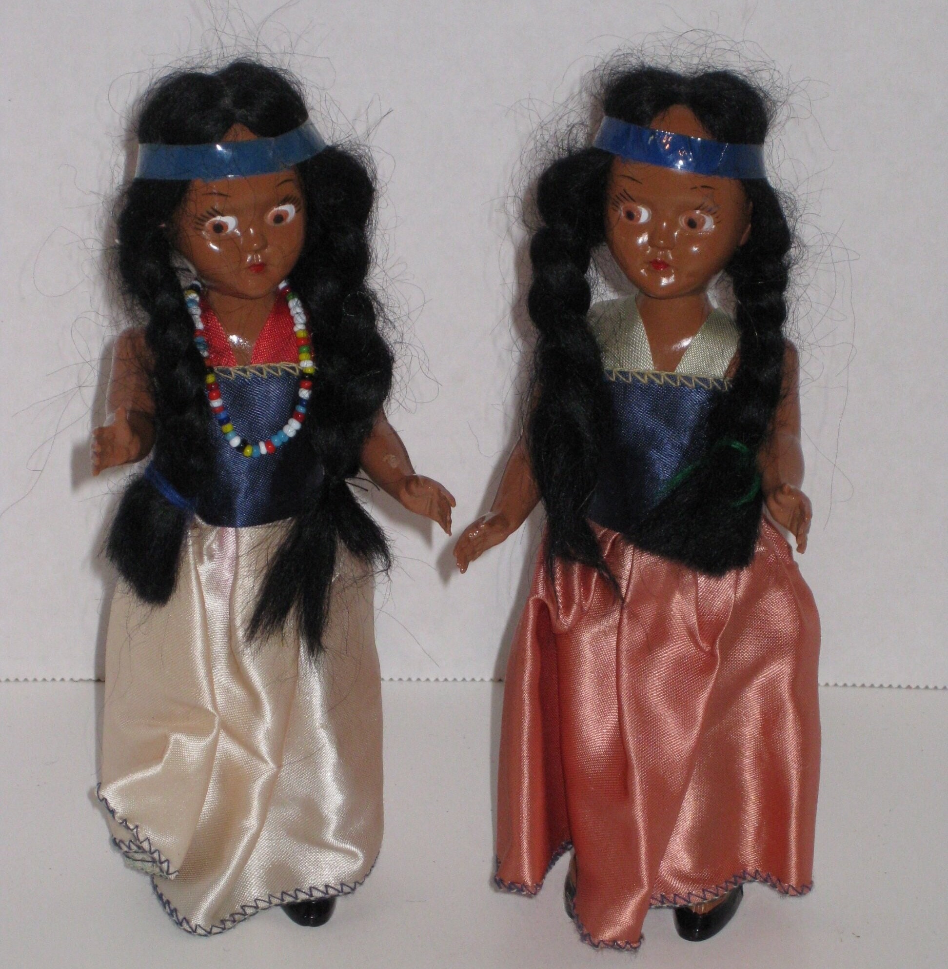 Vintage Plastic Indian Dolls, Souvenier Dolls, Storybook Dolls Etsy