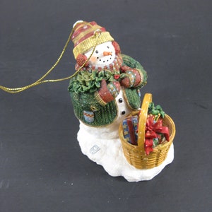 Snowman Longaberger Basket - Etsy