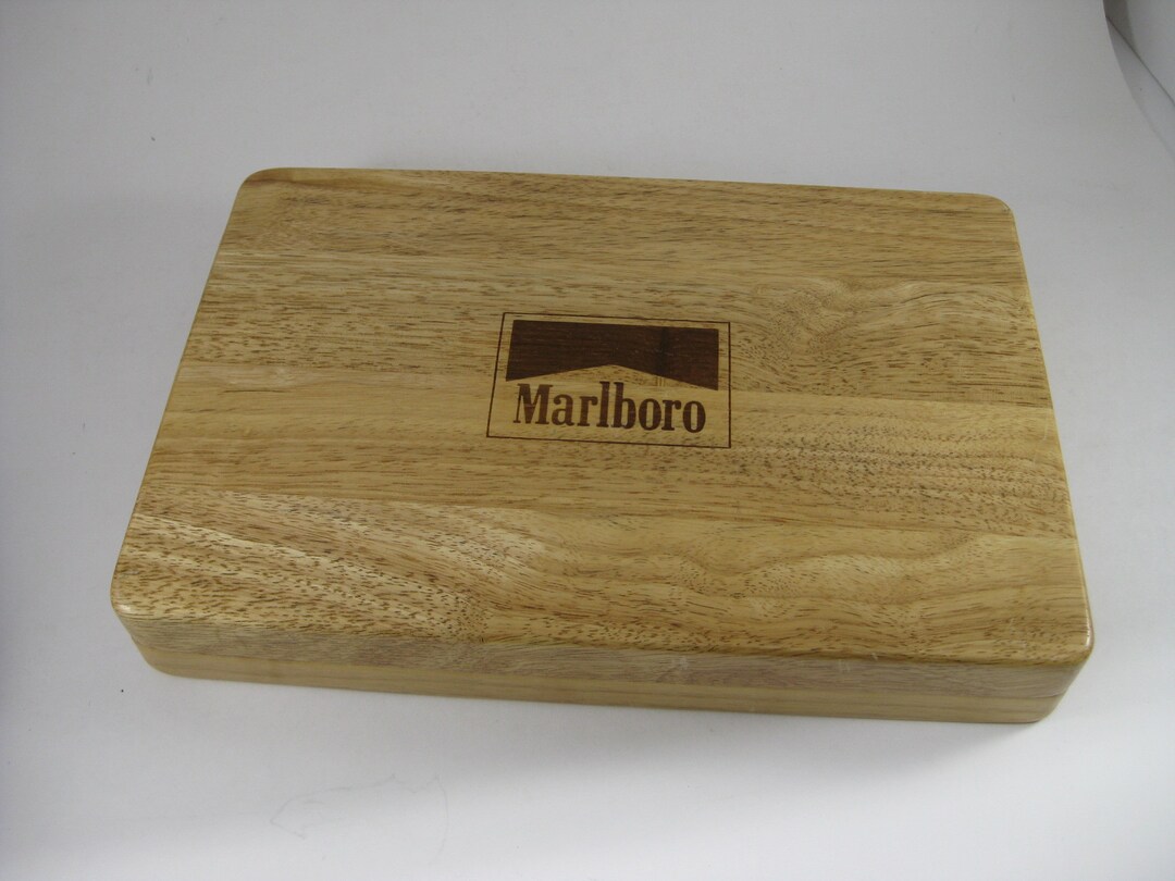 Marlboro Poker Set, Oak Box, Poker Chips Cards Memorabilia, Etsy