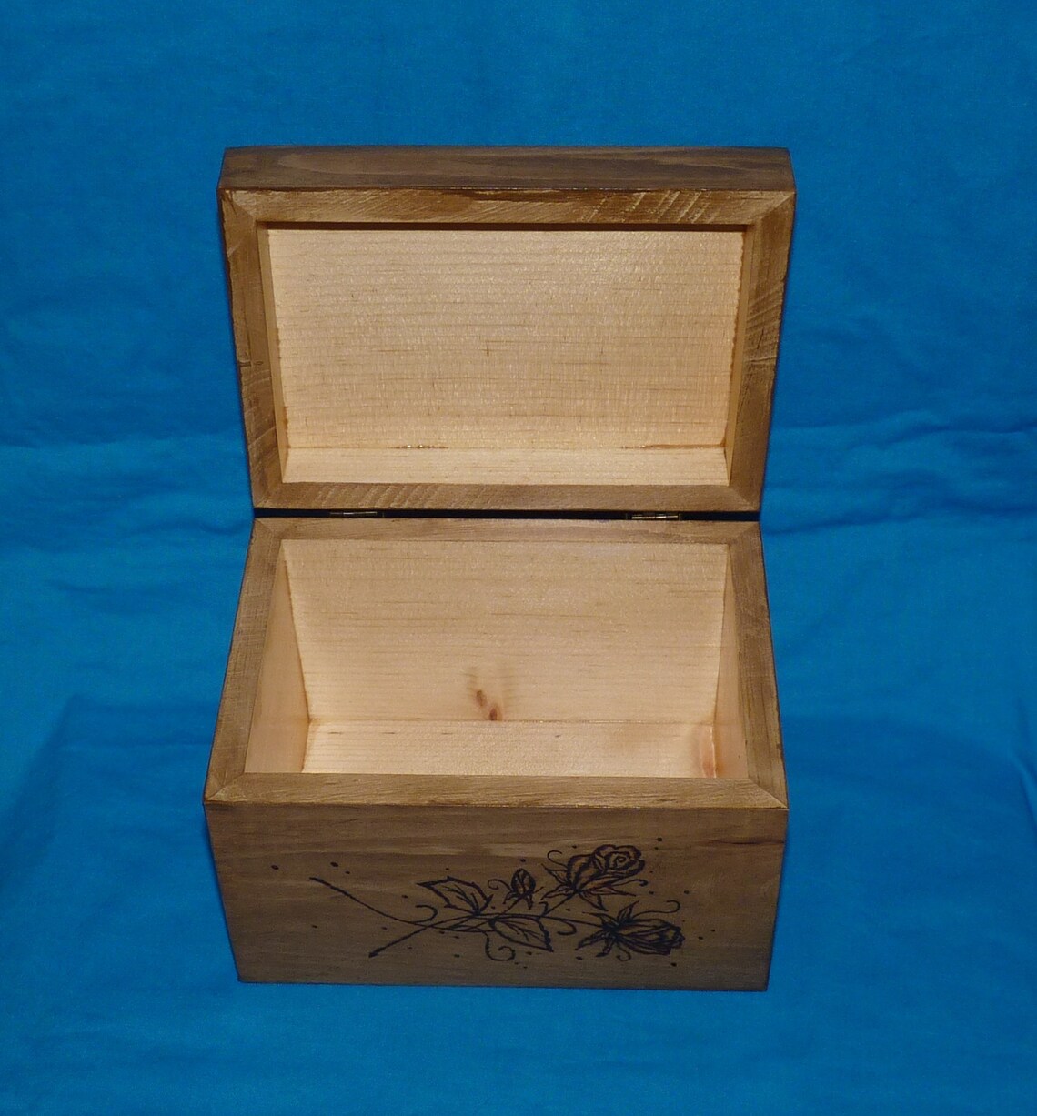 Decorative Wood Recipe Card Storage Holder 4x6 Handcrafted Etsy