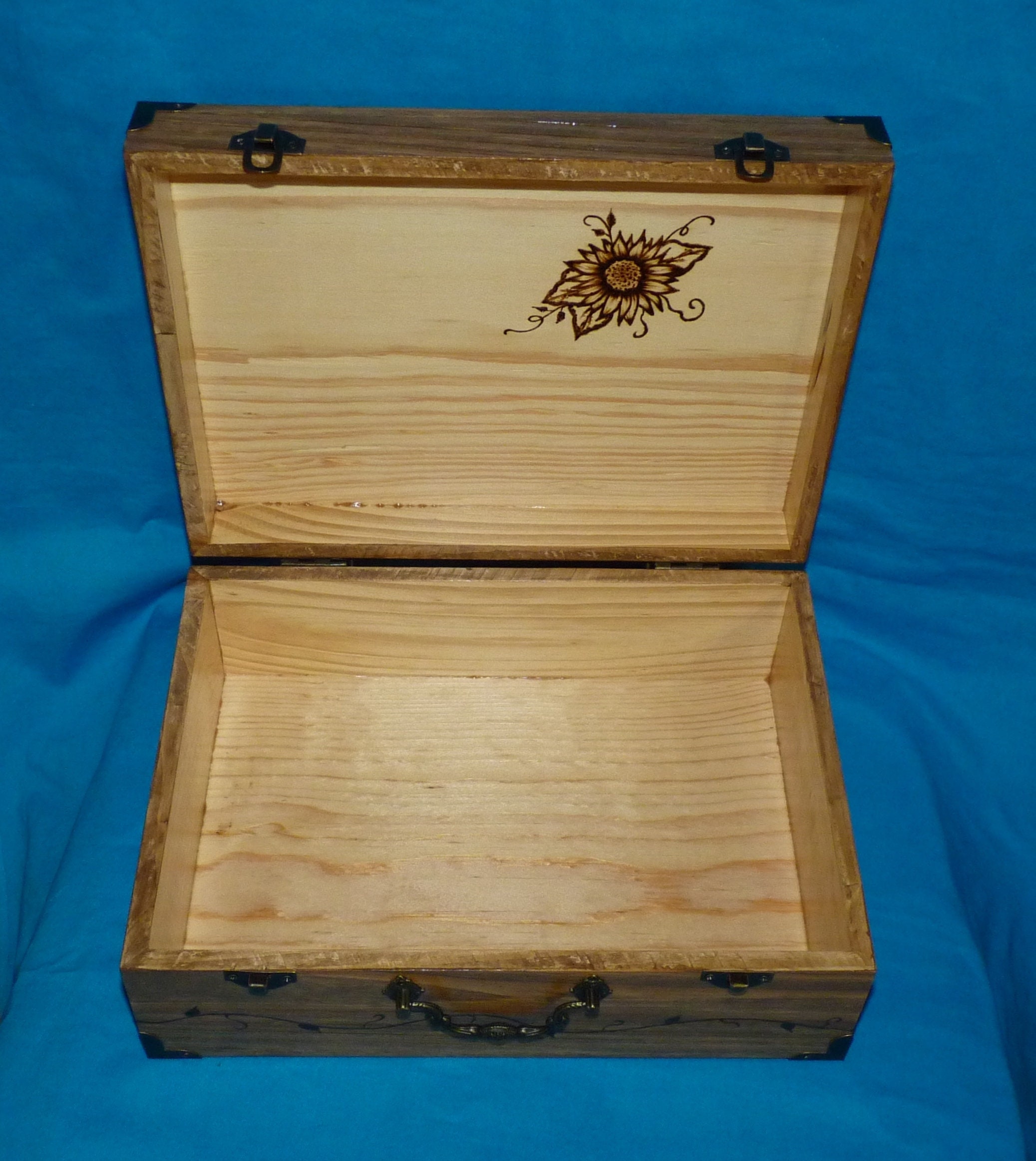 Custom Wood Wedding Gift Box Personalized Rustic Wedding Card Etsy