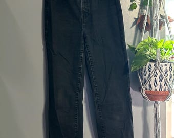 Black Basic Straight Leg Jeans Women's Size 8