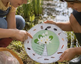 Rueda de identificación y guía de experiencia para la exploración de estanques