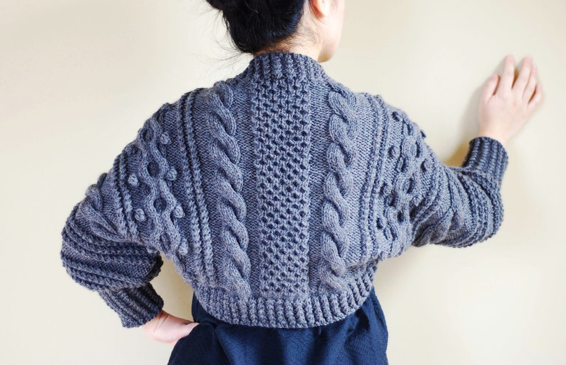 chunky knit shrug