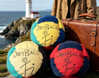 Retro Dirtbag Footbag, Soft Suede Surface Sport Play Sack