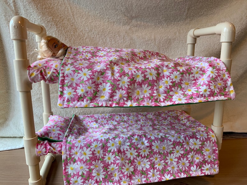 Barbie Doll Matching Blankets Sheets and Pillows for Bunkbed Etsy