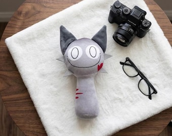 Wenda Sprunki Plushie 22cm Spooky Cat Gamer Gift