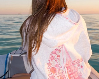 Chase the Sun Oversized Hoodie – Cute Beach Aesthetic Sweatshirt
