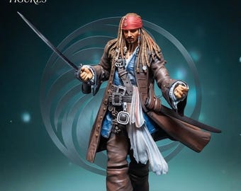 Jack Sparrow Pirate Inspired Pirates of Caribbean | 3D Model STL File