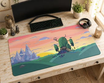 Adventure Time Mouse Pad | Desk Mat, Adventure Time Treehouse Fan Art