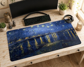 Van Gogh muismat | Bureauonderlegger, kunstdecoratiecadeau
