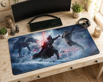 Darth Vader Hoth-muismat | Bureaumat, Star Wars Battle Dark Aesthetic Mat