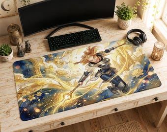 Star Guardian Lux Mouse Pad | Desk Mat, League of Legends Cute Decor