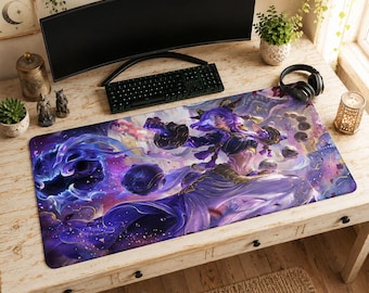 Yunara Mouse Pad | League of Legends Watercolor Art Desk Mat